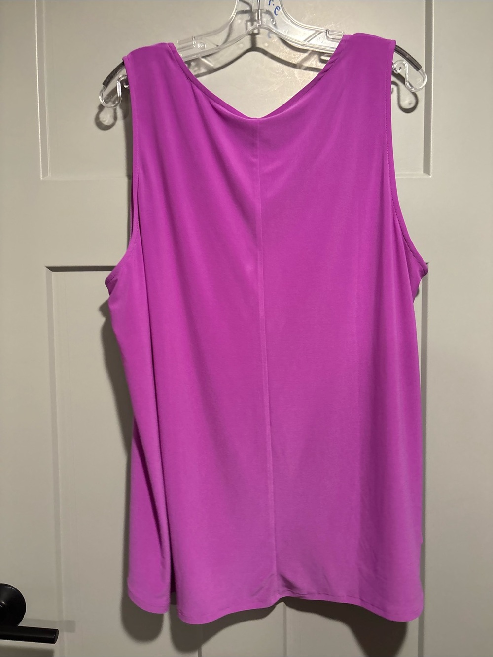 Scarlett Scoop Neck Tank Top - Magenta - Picture 4 of 4
